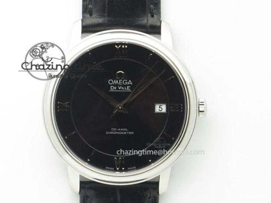 0403 HighQuality De Ville Chronograph SS OMF 1:1 Best Edition White Dial On SS Bracelet A 8151